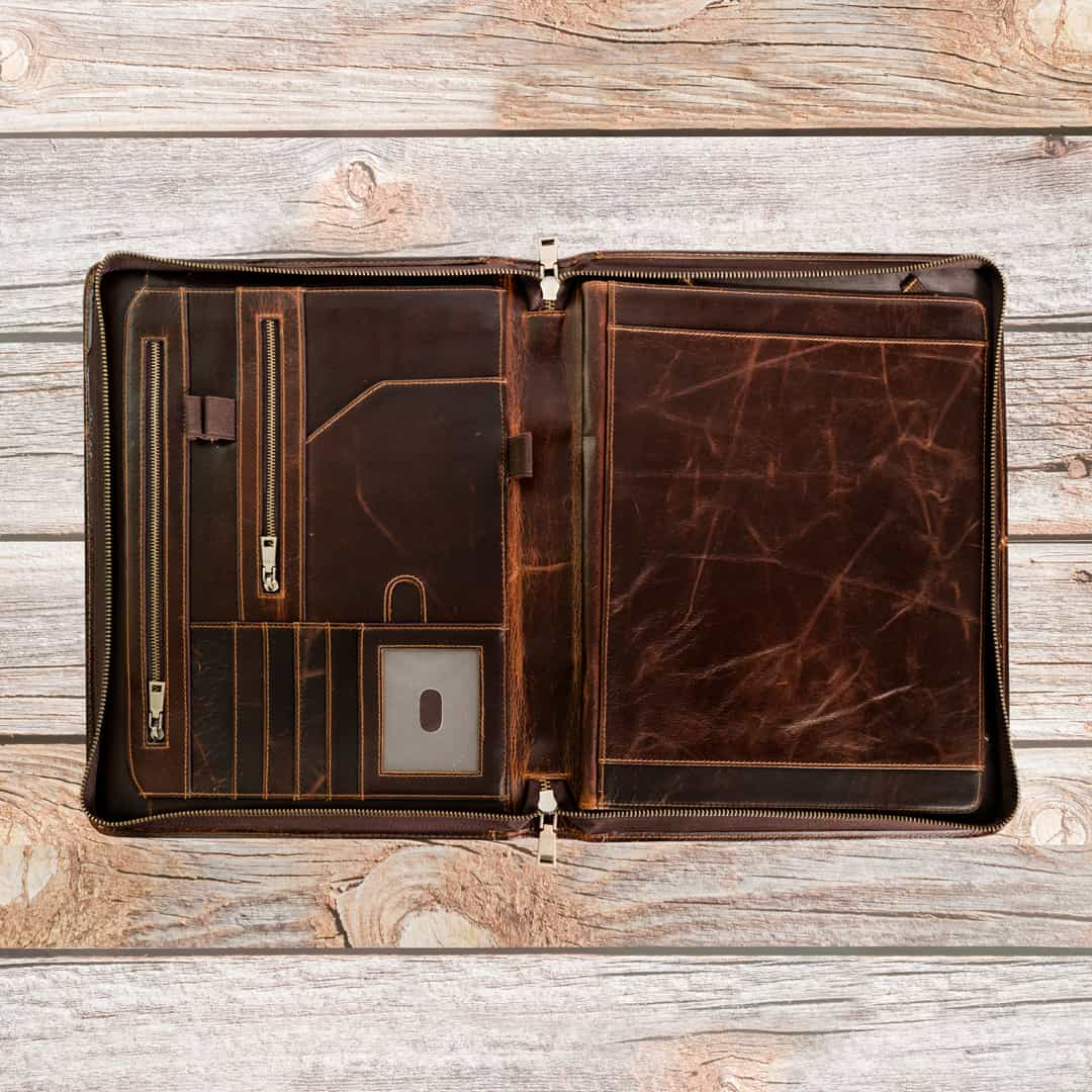 Leather portfolio portfolio - Sophistik