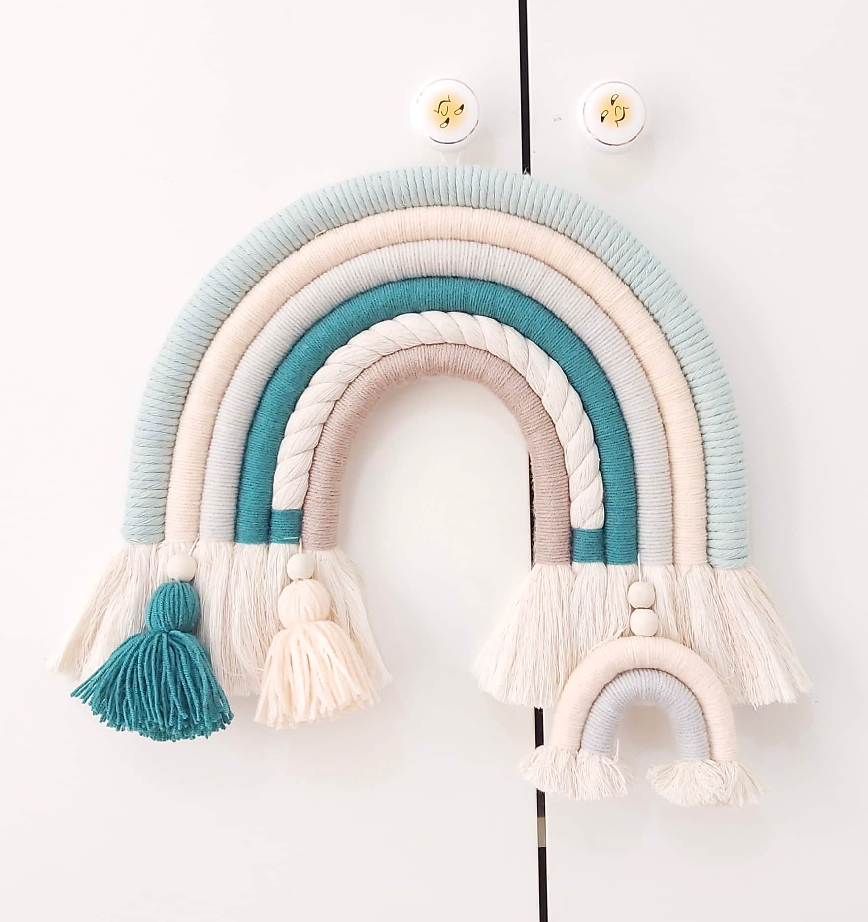 items Blue rainbow macrame - Sophistik