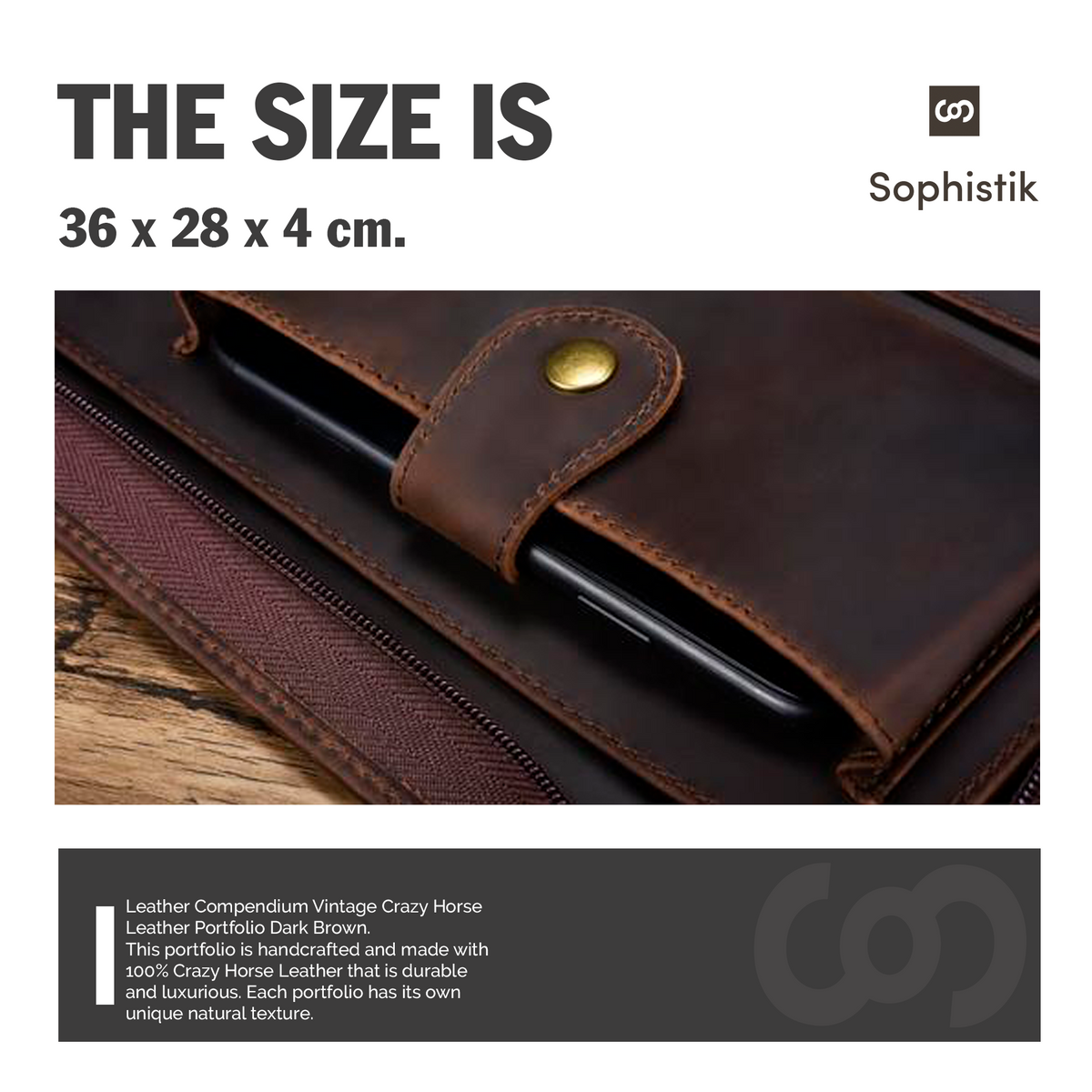 Leather portfolio Leather portfolio - Sophistik
