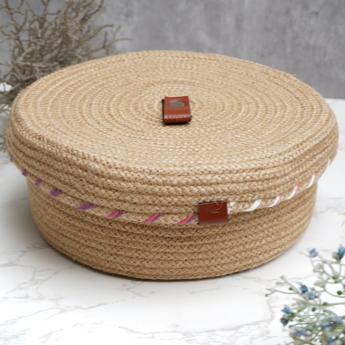 These chic multifunctional baskets are made of 100% cotton rope and are designed to suit any room.  Made from 100% eco-friendly material: cotton rope.  100% handmade.  Exclusive to Sophistik