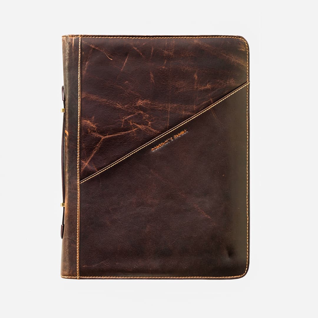 Leather portfolio portfolio - Sophistik