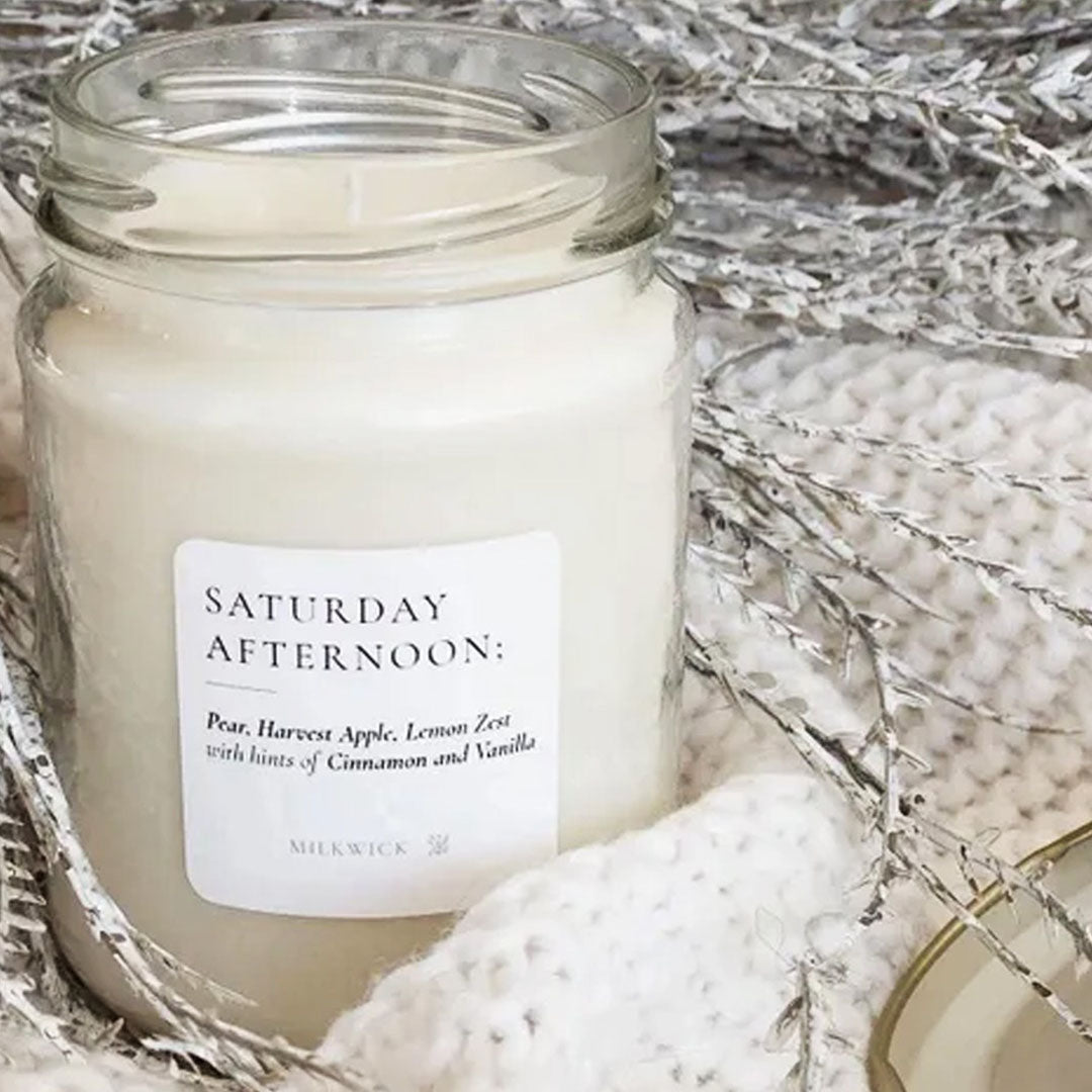 soy candle in a jar, hand poured in Melbourne, Sophistik