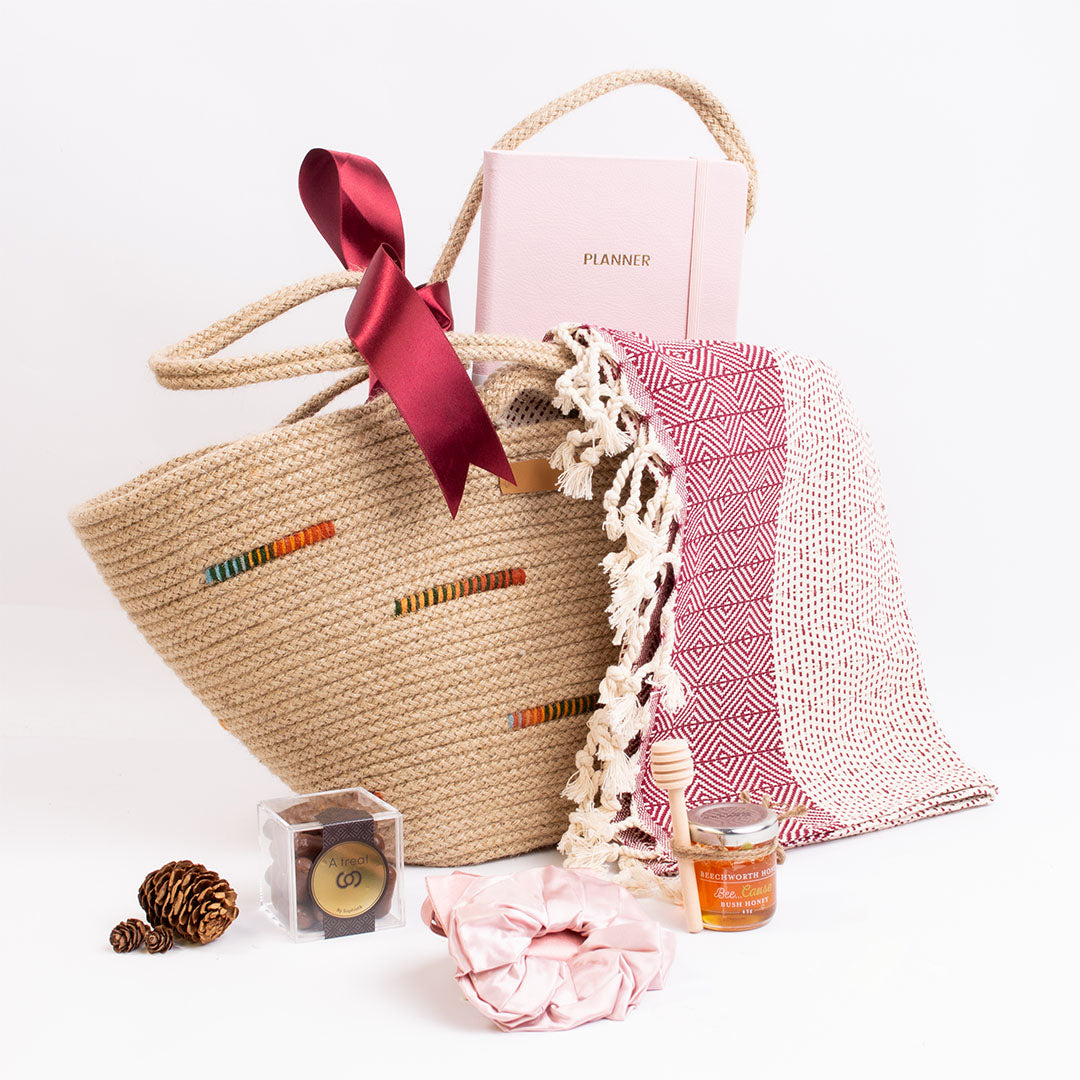 gift bag for her, best gift for her, cotton rope bag, Sophistik, Melbourne gifts, Australia gifts