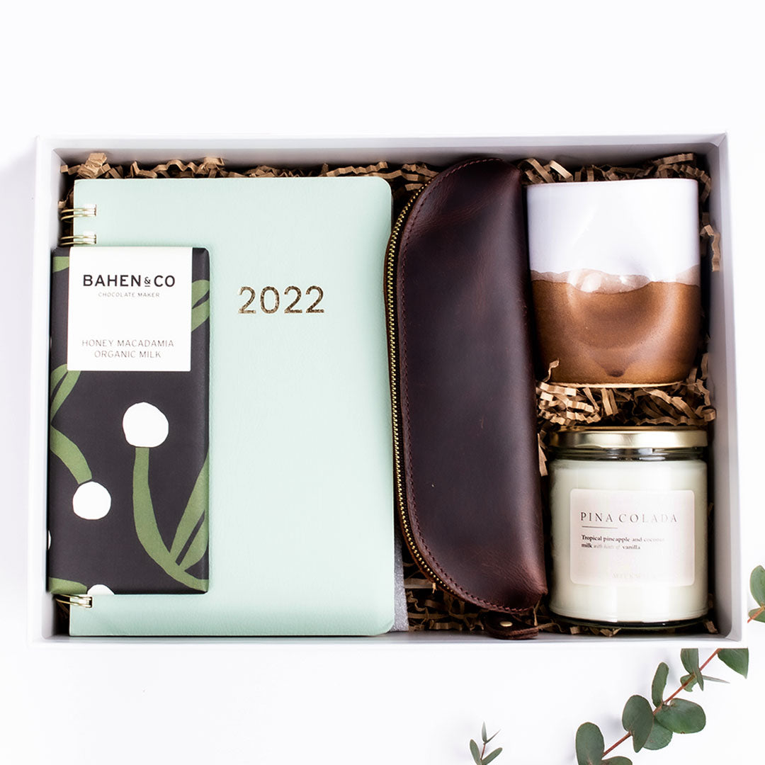 Sophistik gifts, employee gifts, corporate gifts, company gifts, mental health gifts, on boarding gifts, Australia gift packs, ideal gifts , new job gift, 2022 planner, new year gift, 