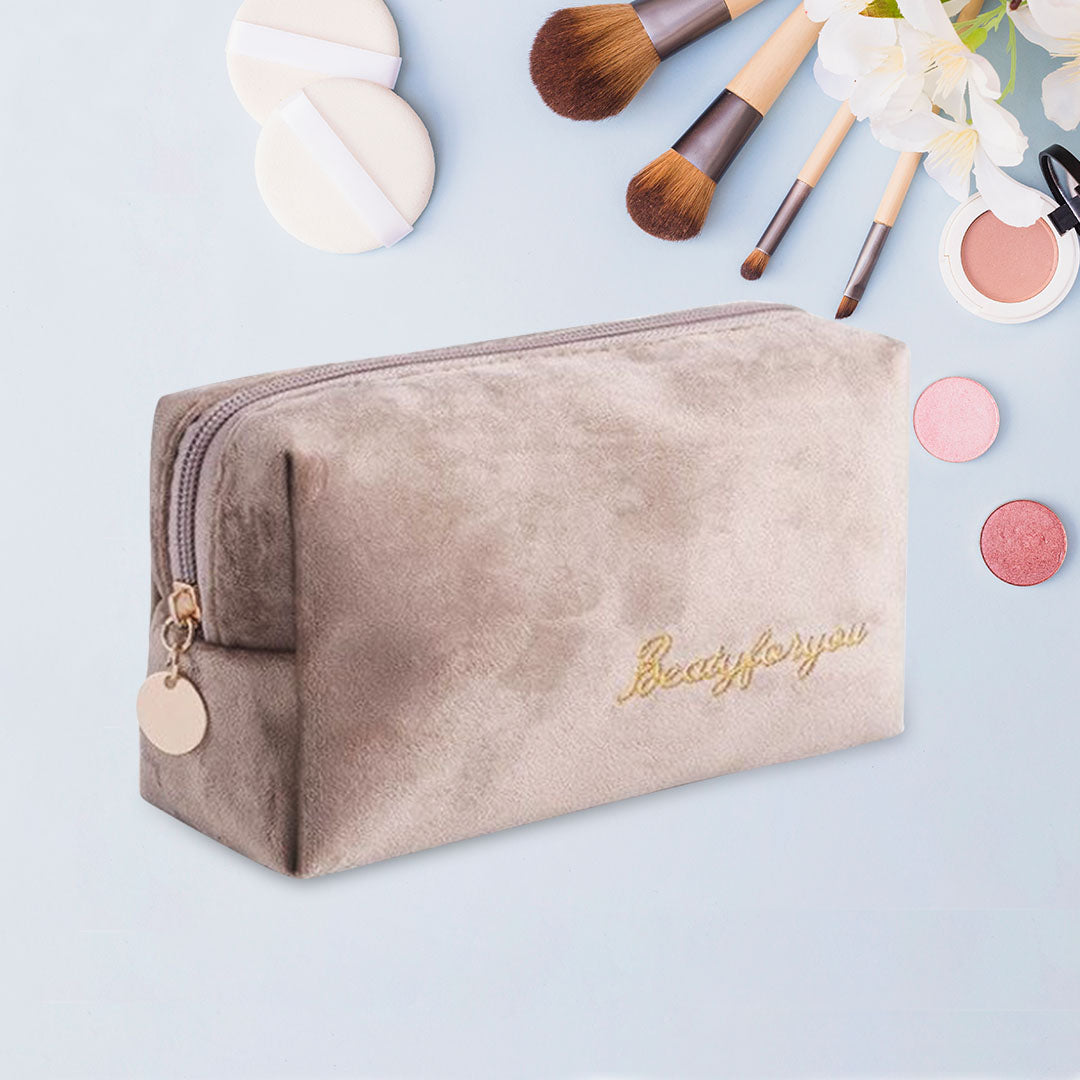 large velvet makeup bag Sophistik, large travel size make up bag